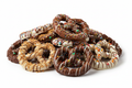 hand dipped pretzel rods and large pretzel twists