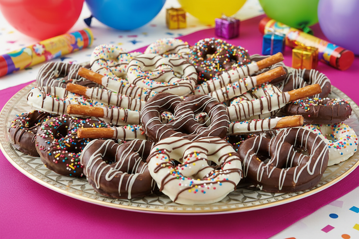 Dipped Pretzels